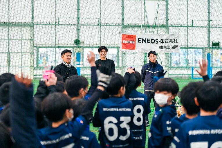 2022年東北人魂のサッカー教室　©︎Miki Sano