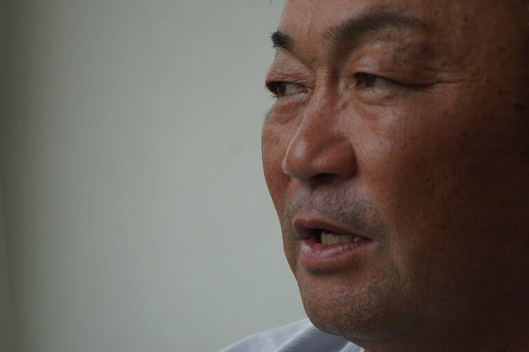 現在の香田誉士史監督（西部ガス）。11月の日本選手権を最後に退任する　©Kei Nakamura