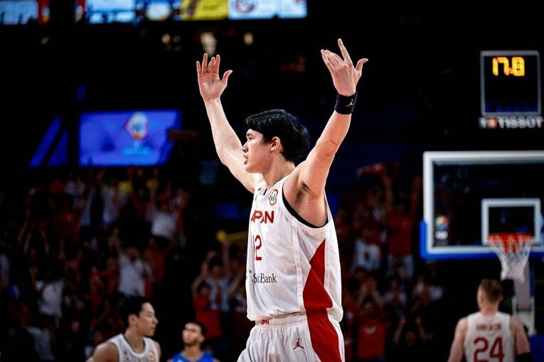 攻守に活躍を見せチーム2番目の21得点を挙げた渡邊雄太　©︎FIBA