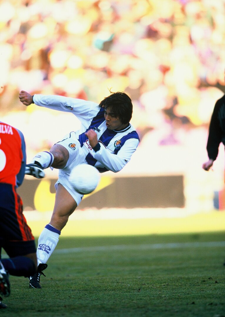 バジャドリードで15試合に出場し2得点をあげた城彰二  ©︎Naoya Sanuki