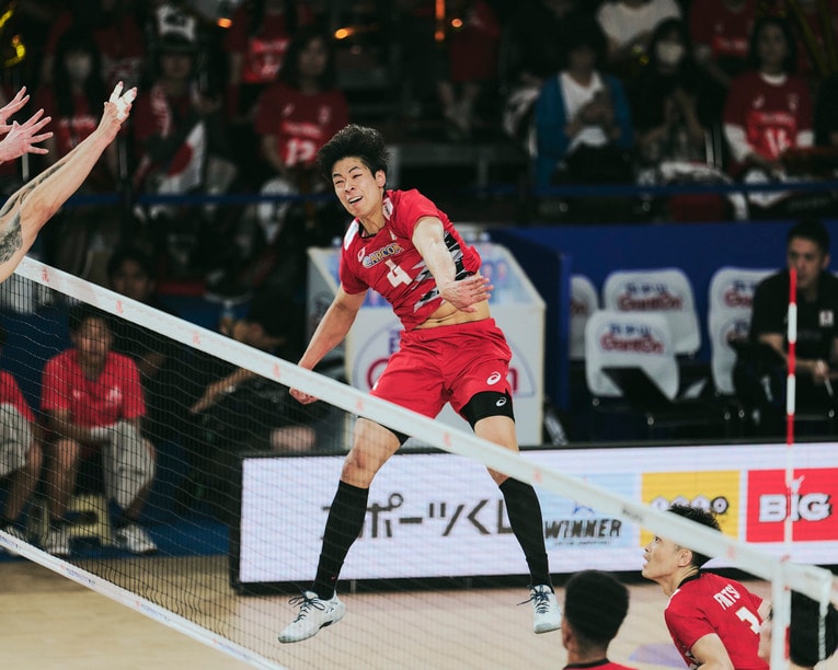 宮浦健人（VNLポーランド戦）　©︎Yuki Suenaga