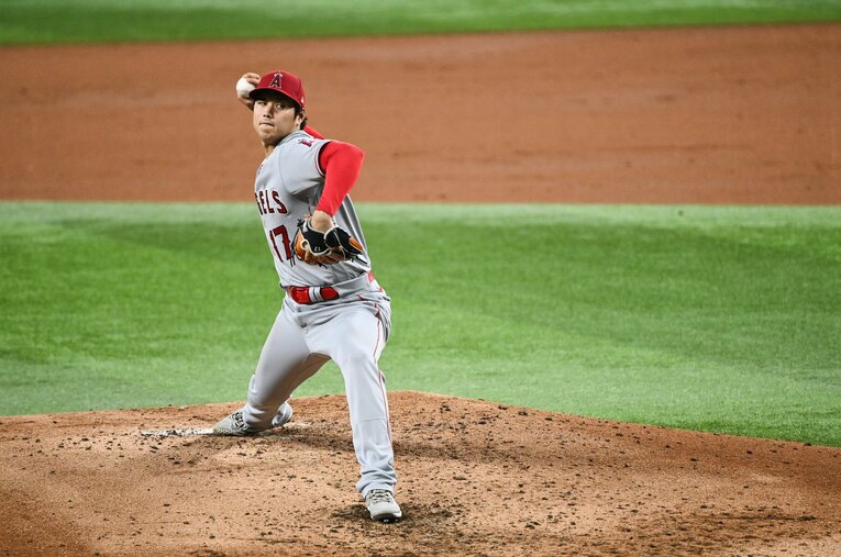 前例のない「二刀流」の大谷について、アメリカメディアも評価に戸惑い続けているのは事実だ　©Nanae Suzuki