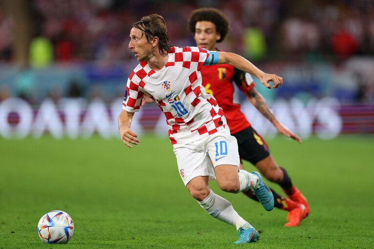絶好調モドリッチが攻撃を司るクロアチアとのW杯での対決は、これでまで日本の1敗1分。3度めの正直はなるか　©Getty Images