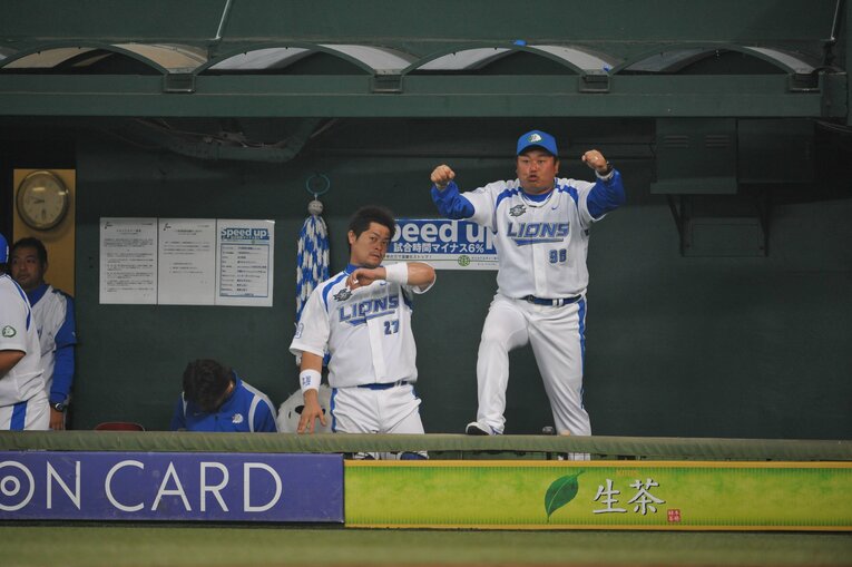 西武コーチ時代　©BUNGEISHUNJU