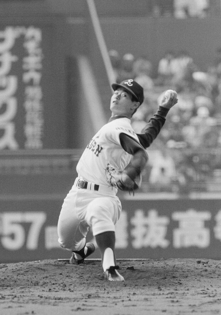 2位は桑田真澄（PL学園）　©JIJI PRESS