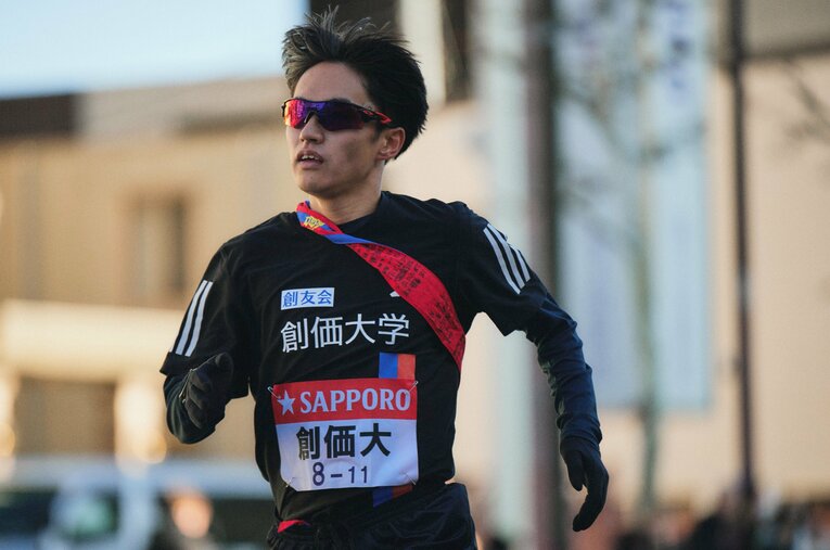 前回の箱根駅伝で2区を務め、区間2位の力走を見せた吉田響　©Yuki Suenaga