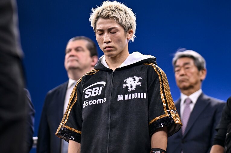 自身のXでフェザー級への昇級を示唆する投稿をした井上尚弥。混沌とする現状、対戦相手は誰になるか ／ photograph by Hiroaki Finito Yamaguchi