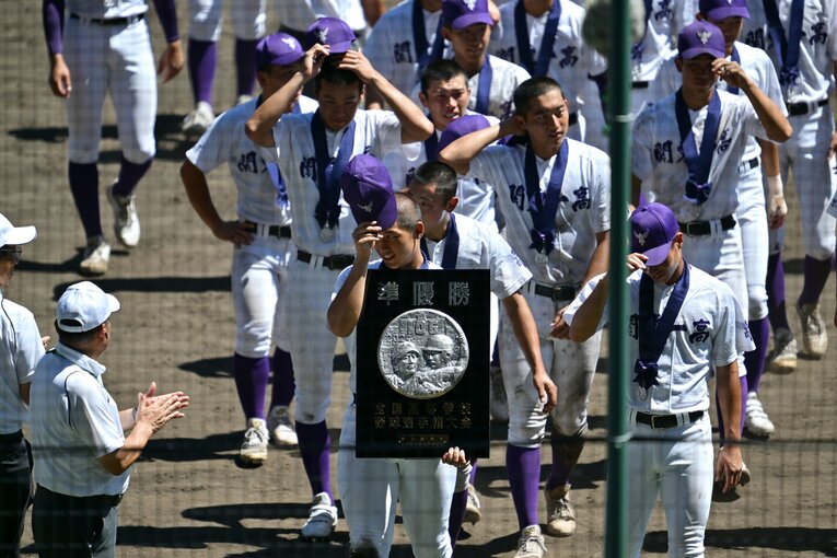 【激闘甲子園の記録】準優勝・関東一の必死の戦いぶりと品格ある表彰式の様子　©Hideki Sugiyama