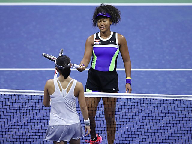 大坂なおみ「プライドをかけてここにいる」。土居美咲との全米OP初戦、かつてない逞しさと使命。<Number Web> photograph by Getty Images