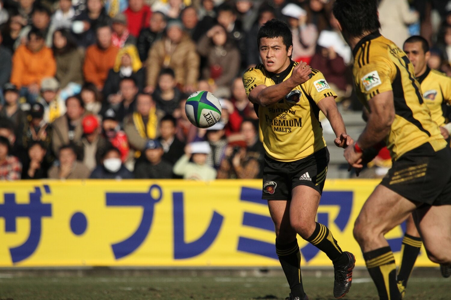 サントリー時代の日和佐篤　©︎Nobuhiko Otomo