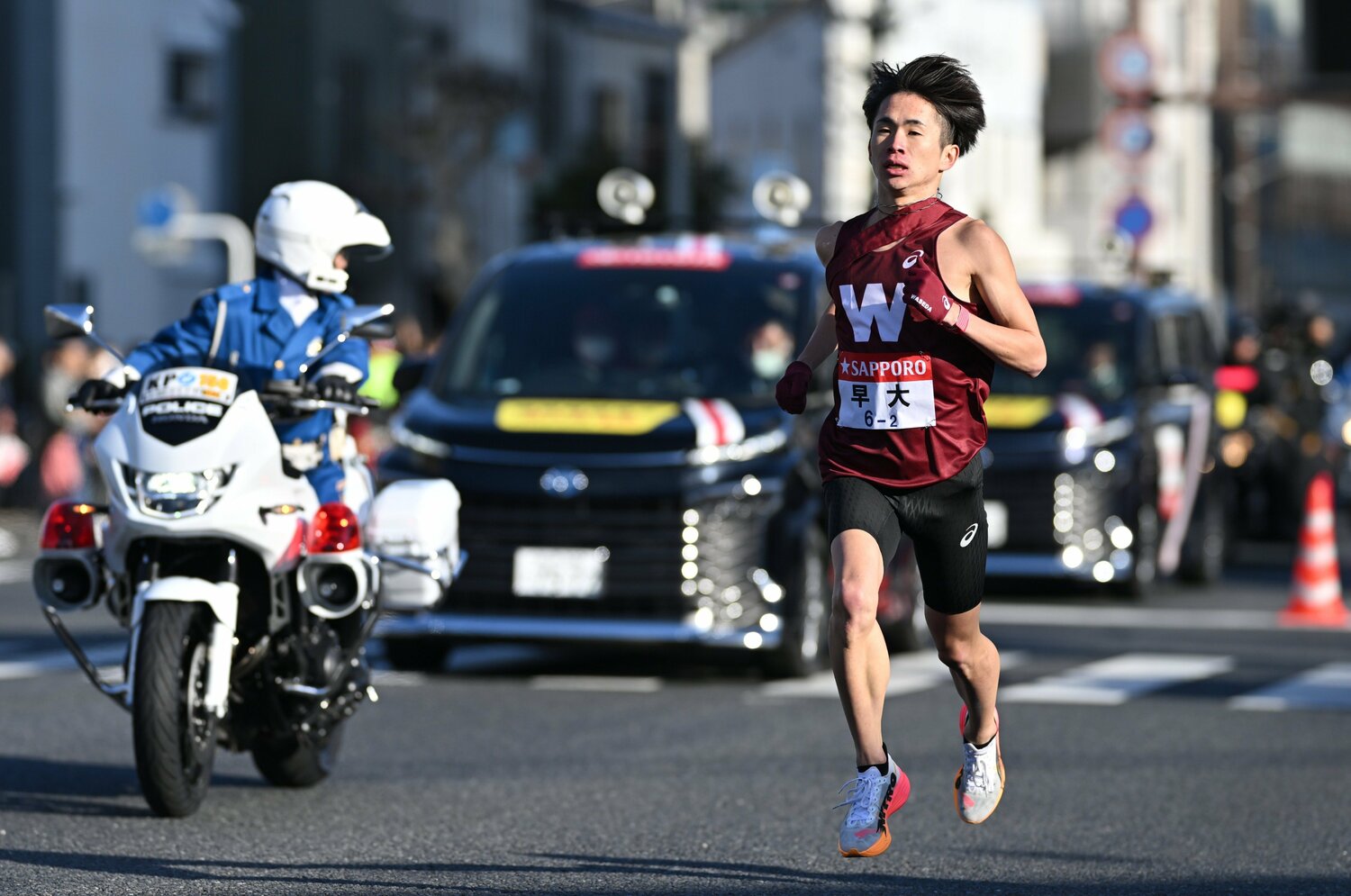2年生で初めて箱根駅伝に出場したときは、2区を走って区間4位の成績だった　©Tsutomu Kishimoto