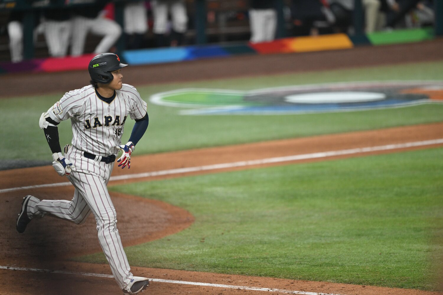 最後のバッターになった大谷翔平。フライを見送り、敗北を悟る　©Nanae Suzuki