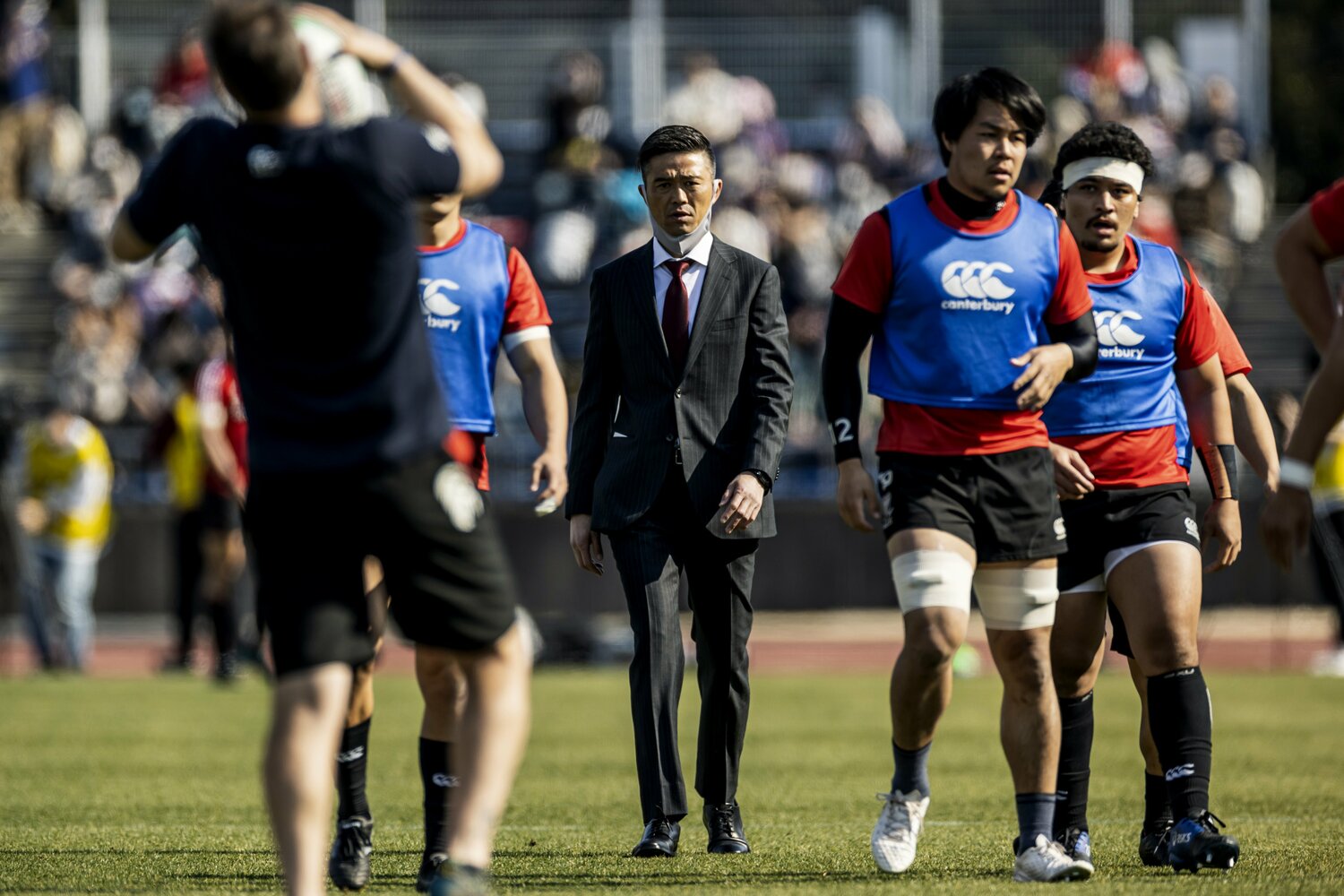 2021年2月21日、NTTドコモレッドハリケーンズ戦　©︎Kiichi Matsumoto