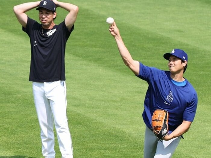 「翔平との対戦で今まで出なかった力を」前田健太36歳は大谷翔平30歳に感謝した…“テレビに映らない”2人の関係と「人間・大谷の魅力」<Number Web> photograph by JIJI PRESS