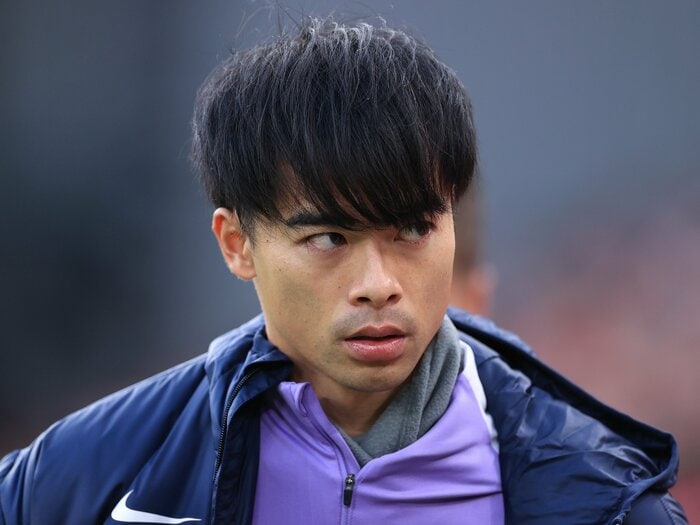 「いまはW杯どうこうではない…」2カ月半の沈黙…ブライトン三笘薫（28歳）は復帰戦で何を話したか？「ケガは左足首」「まだコンディションが戻りきってない」＜Number Web＞ photograph by Getty Images