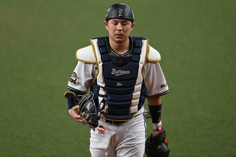 オリックス若月健矢（2022年）©︎Naoya Sanuki