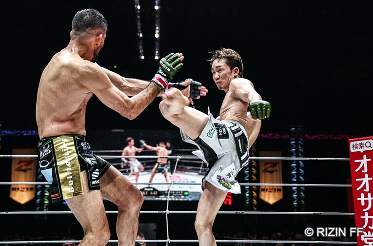 『超RIZIN.4』朝倉未来vs.クレベル・コイケ　©RIZIN FF