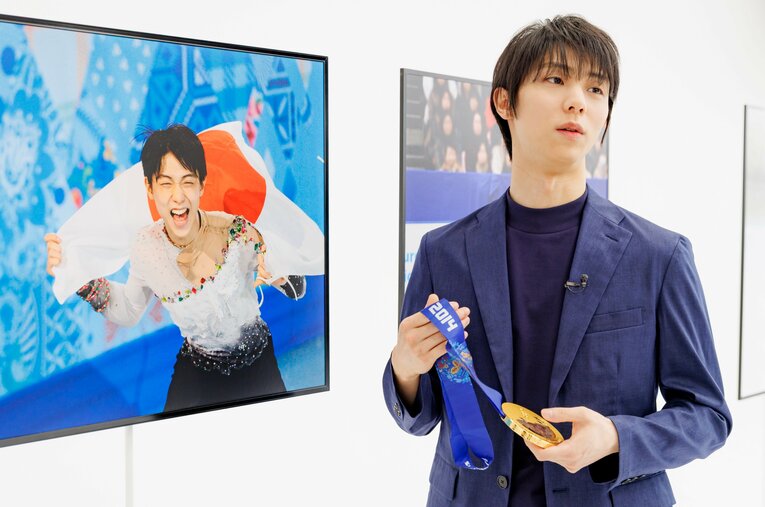 羽生結弦がNumberTVで「どん底を何度も見てきた」という自らのスケート人生について明かした ／ photograph by Kiichi Matsumoto