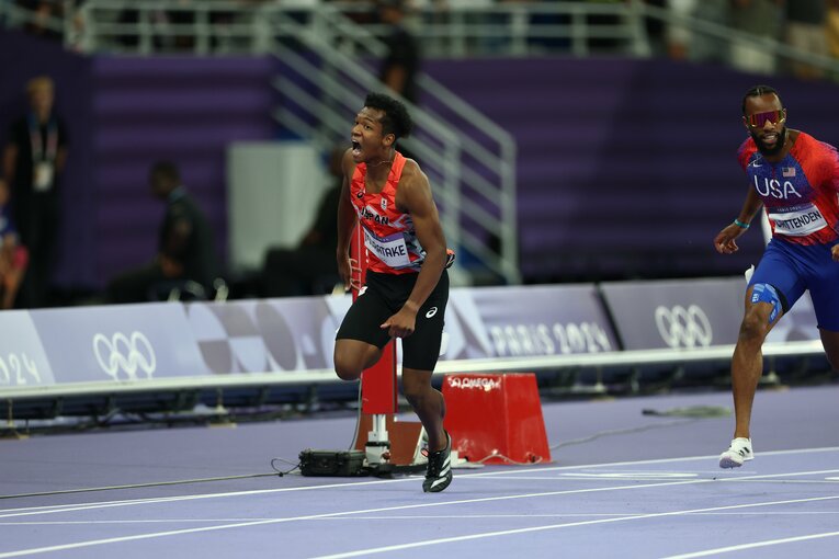 パリ五輪110mH決勝レース　©︎Ryosuke Menju/JMPA