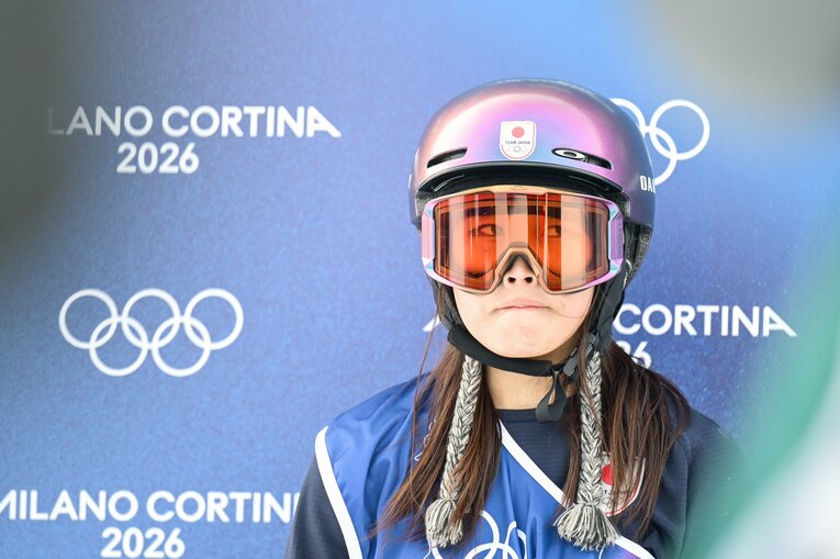 悔しそうな表情の村瀬心椛　©Nanae Suzuki/JMPA