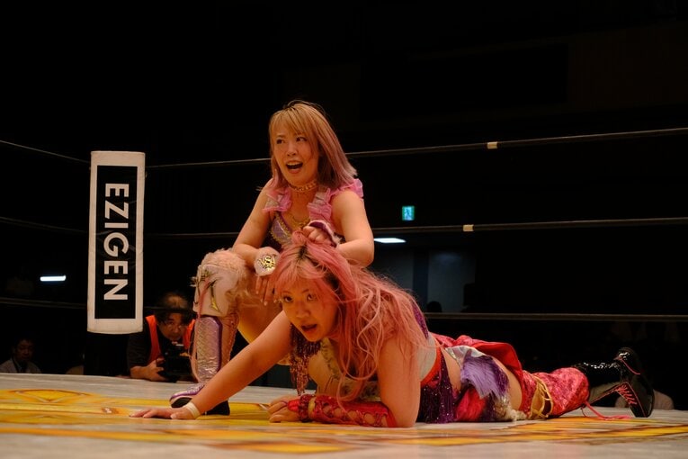 マリーゴールドの人気女子レスラー・後藤智香　©Norihiro Hashimoto