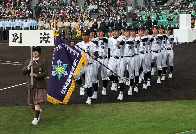 「あのグラウンドに踏み入れた瞬間は興奮しました」 ©JIJI PRESS