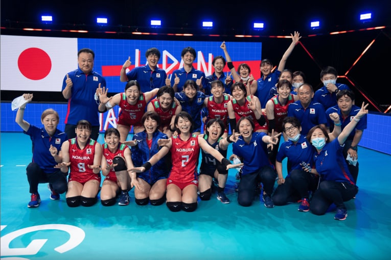 VNLイタリア戦　©︎FIVB