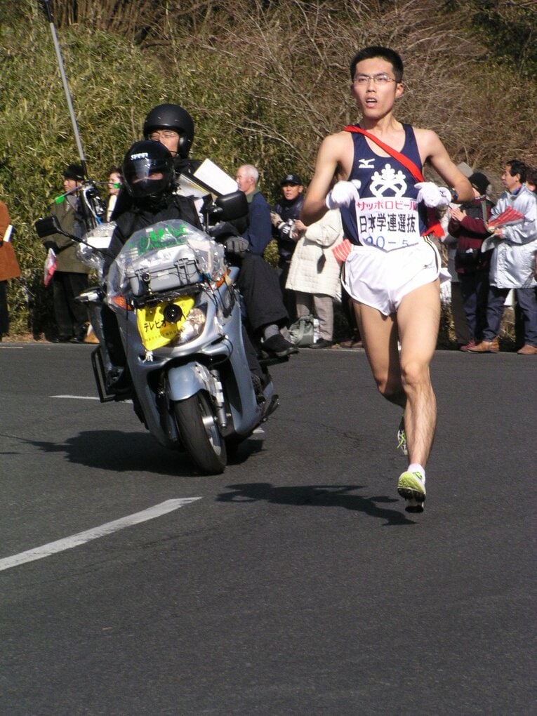 鐘ヶ江幸治は山登りの5区で圧巻の走りを見せた（写真提供：鐘ヶ江幸治）