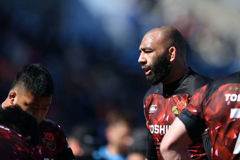 日本だけの視点ではない“フェア”なコメントを残したリーチマイケル　©MATSUO.K/AFLO SPORT