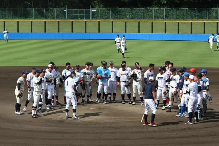 3年時の大学ジャパン選考合宿で「プロを意識できるようになった」と振り返る　©Shigeki Yamamoto