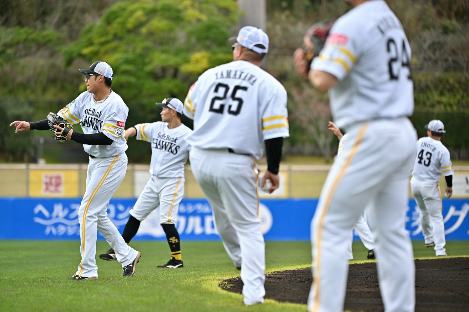 柳田悠岐、近藤健介、今宮健太ら人気選手が揃うソフトバンク ©Hideki Sugiyama