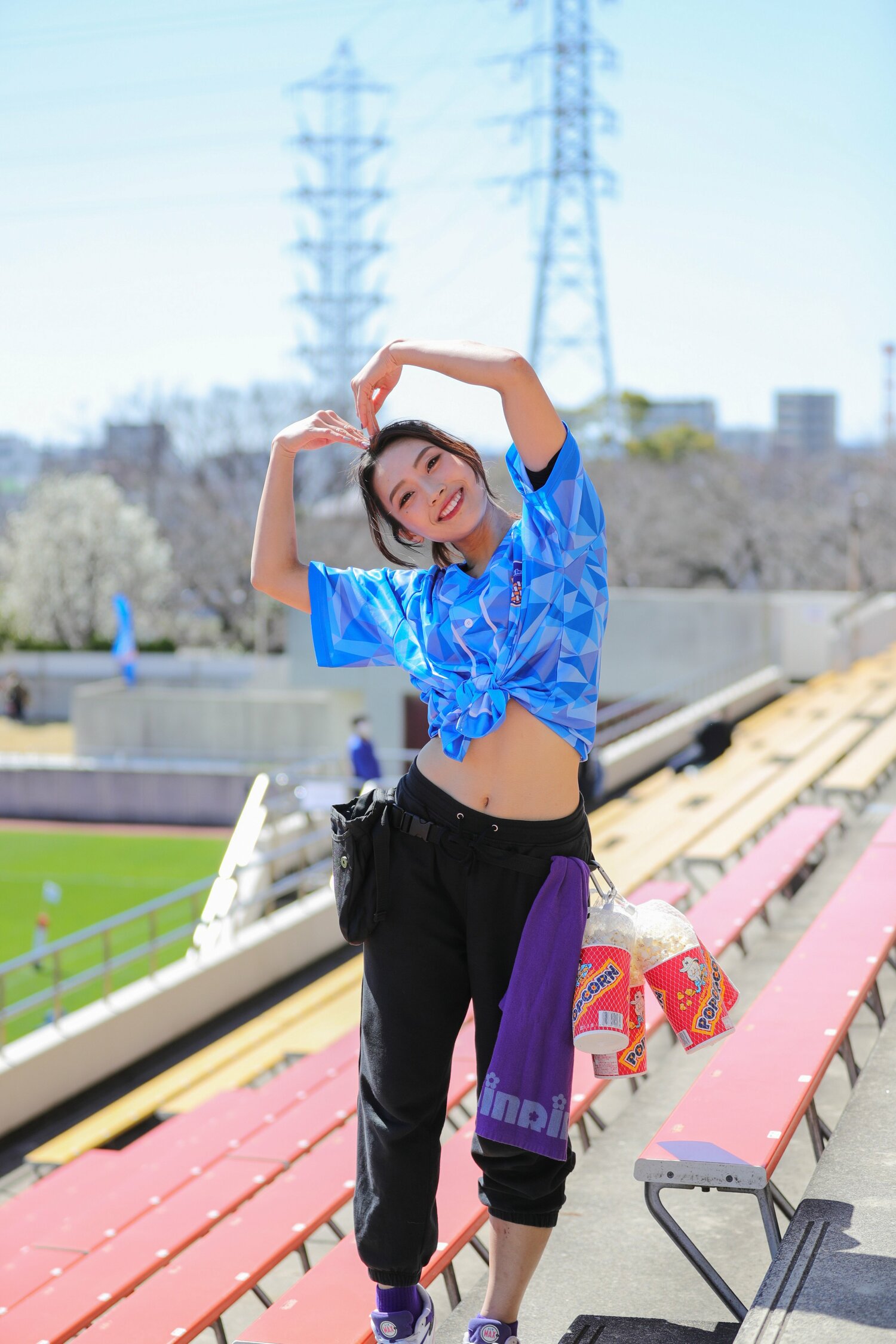 ビール売り子時代のRiNRiNさん　©本人提供