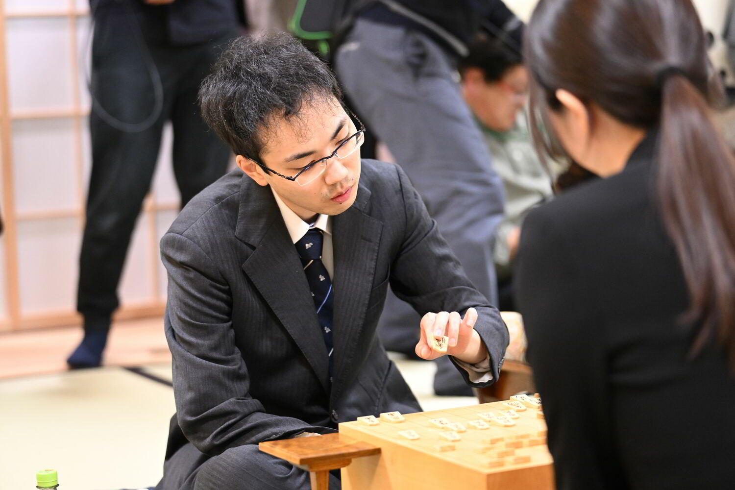 柵木は棋士編入試験から2日後の24日、王将戦1次予選・浦野真彦八段戦に勝利した　©Keiji Ishikawa