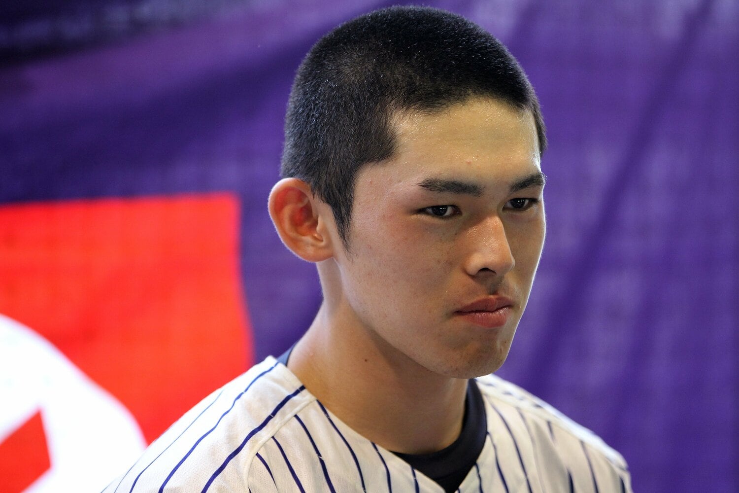 高校時代の佐々木朗希 ©Shigeki Yamamoto