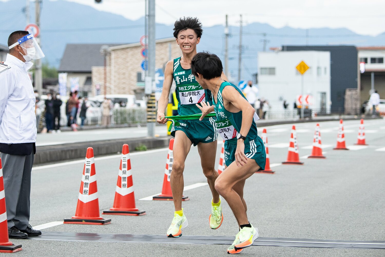 田澤から18秒遅れ、区間2位の走りを見せた近藤幸太郎（3年）　©Nanae Suzuki