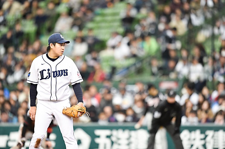 安定した活躍でライオンズ投手陣を支えた牧田　©Kiichi Matsumoto