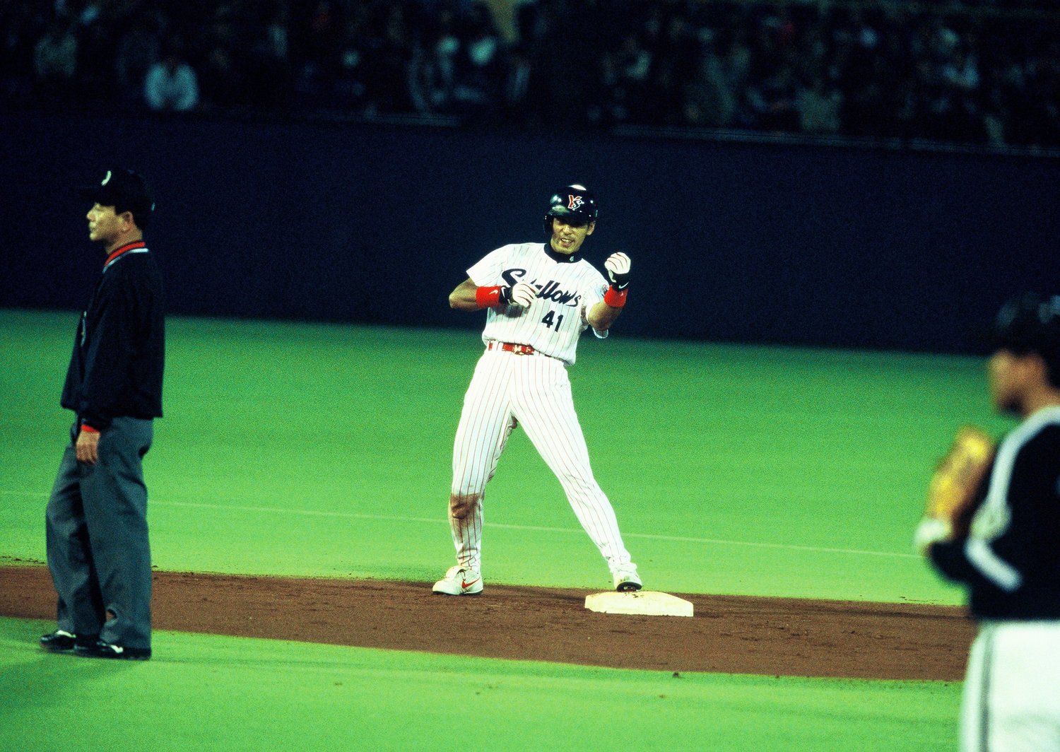 ヤクルト時代の稲葉篤紀　©Koji Asakura