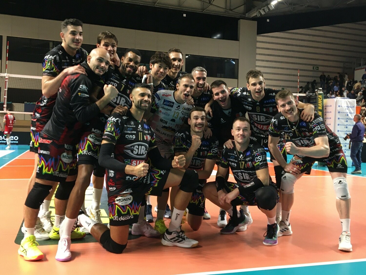 スター選手が揃うペルージャで、厳しい競争に身を置く石川祐希（筆者撮影）