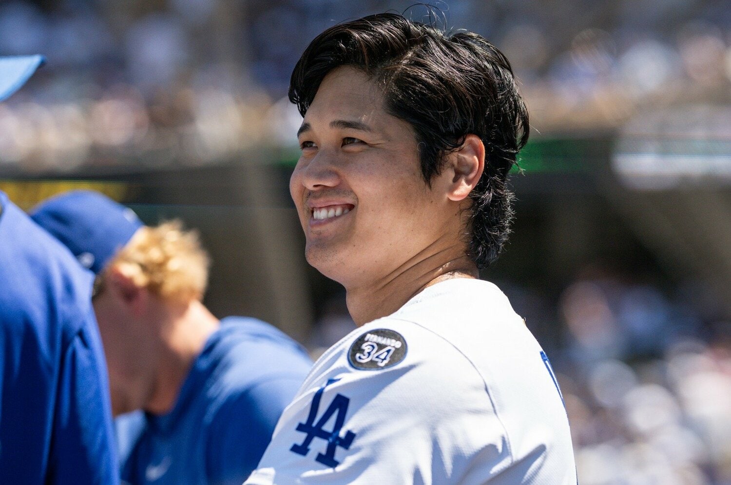 「全ポジション大谷翔平」今永昇太が“史上最高チームを作るなら？”と聞かれて…ドジャース伝説の名投手もロバーツ監督も目を丸くした50−50＜Number Web＞ photograph by Nanae Suzuki