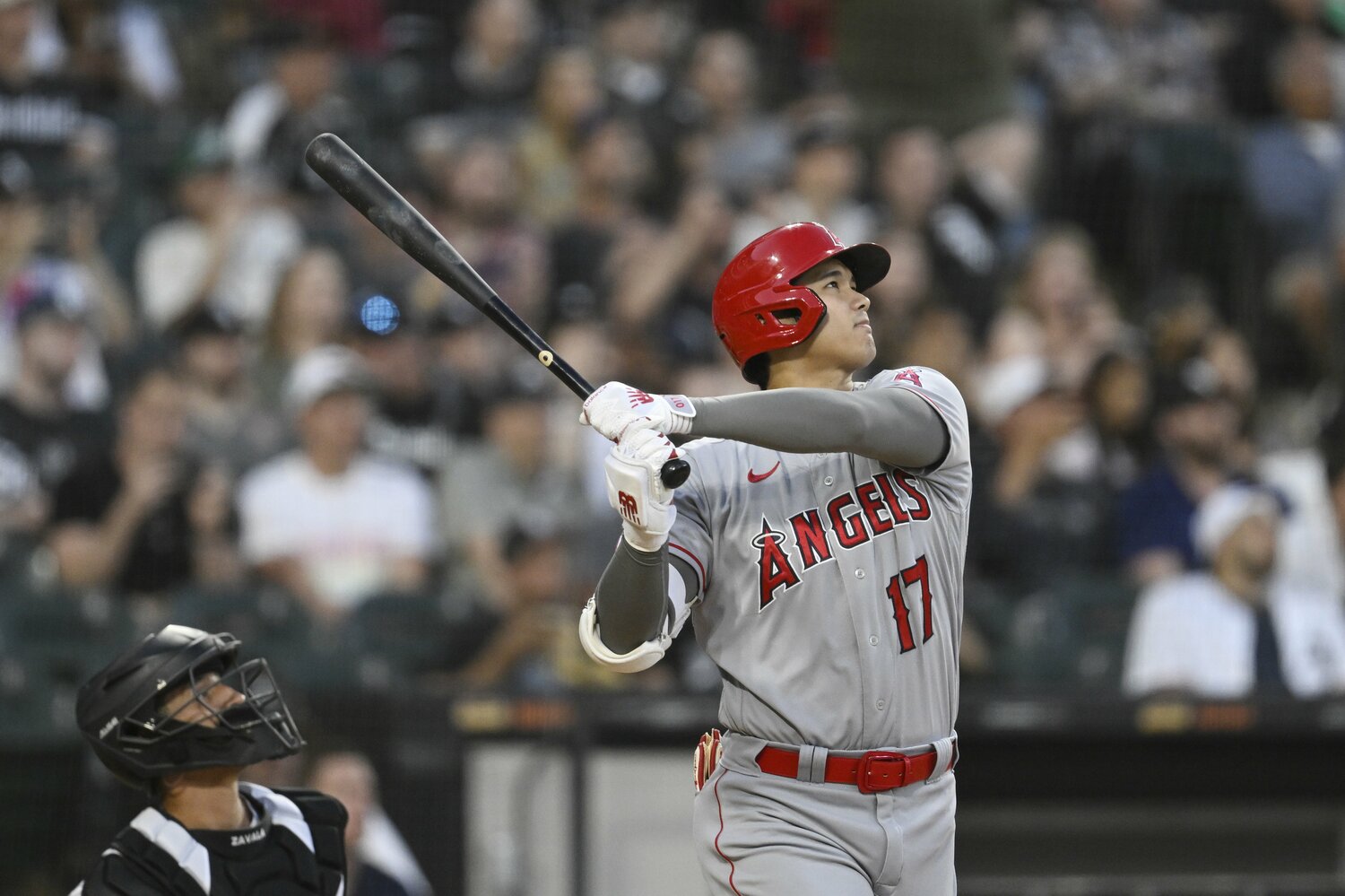 5月30日、ホワイトソックス戦で放った「納得」の13号　©Getty Images
