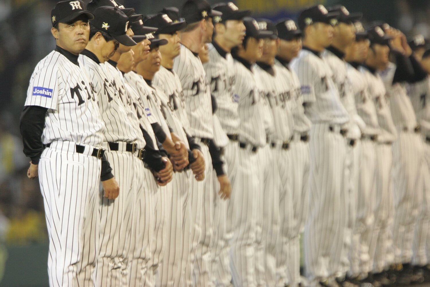 2005年日本シリーズでの岡田阪神　©Tamon Matsuzono