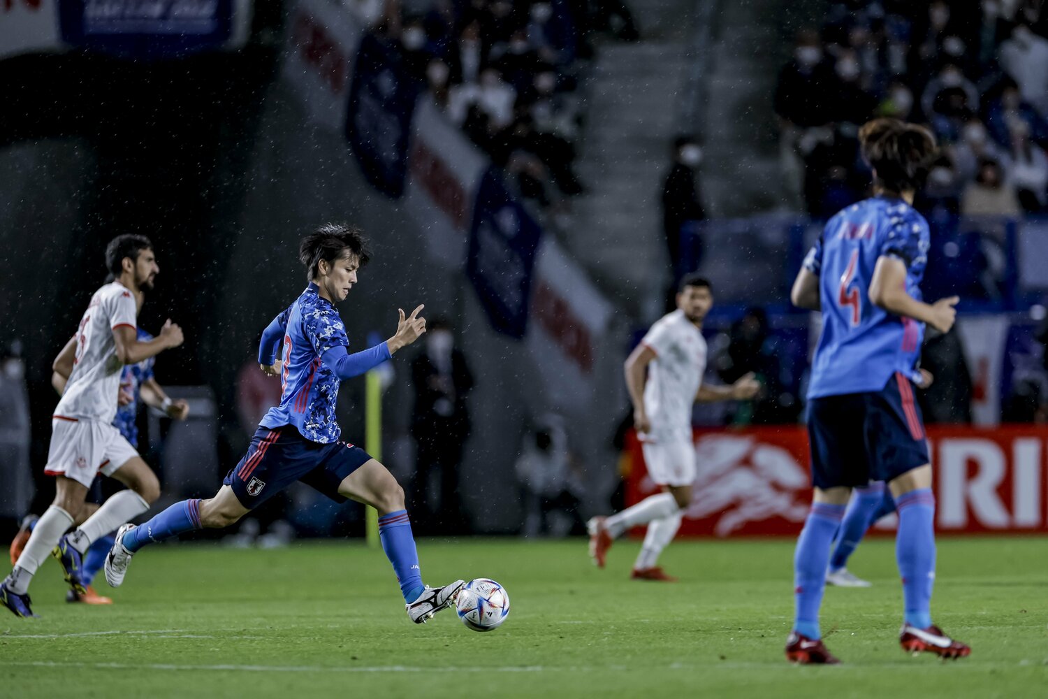 チュニジア戦のxGは「日本0.46対1.47チュニジア」　©Kiichi Matsumoto/JMPA