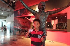 【第1回から読む】“交際0日で結婚→育児してブラジル柔道監督”藤井夫妻の7歳愛息が名門フラメンゴに加入！「いつかタケフサと…」