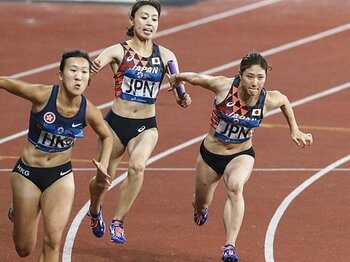 陸上女子がリレーの選手を公募。五輪出場が危機、奇策の狙いは？＜Number Web＞ photograph by Kyodo News