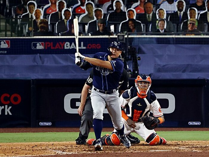 筒香嘉智の“凡打”にも「いい打席だった」　レイズ監督が6試合ぶりに先発で抜擢した理由＜Number Web＞ photograph by Getty Images