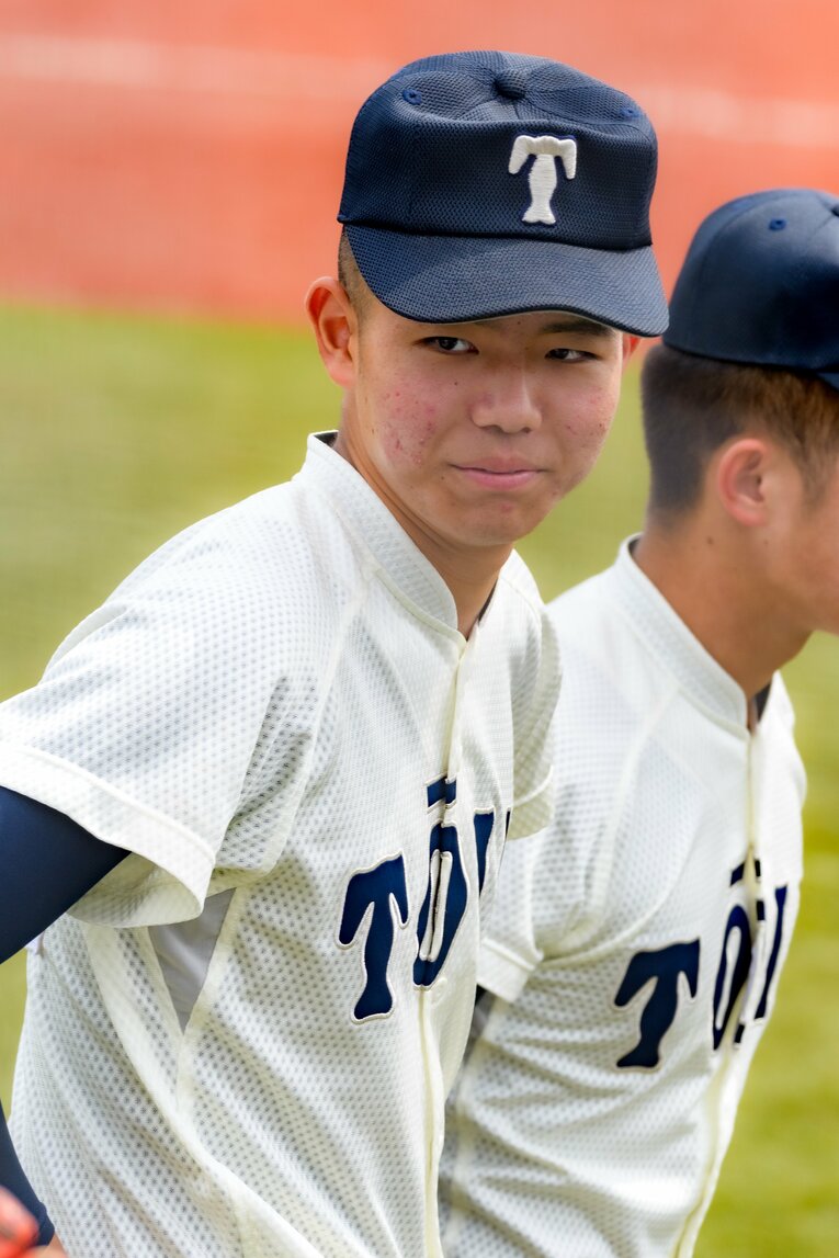 大阪桐蔭の「スーパー1年生」森陽樹（10枚超）　©Asuka Ehara