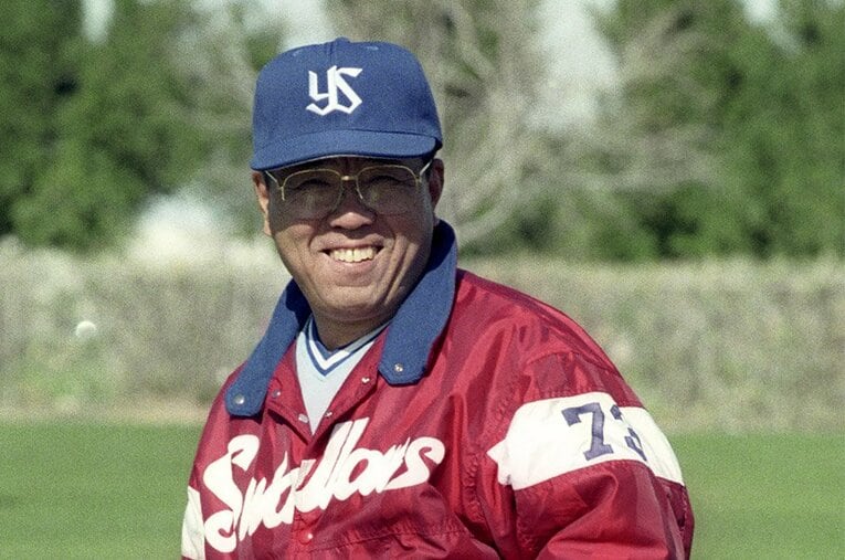 プロ野球史上歴代2位、3017試合に出場した野村克也 ／ photograph by KYODO