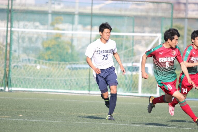 米子北高時代の佐野海舟　©︎Takahito Ando