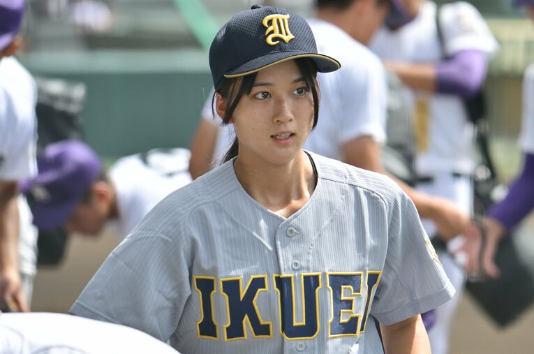 今夏の甲子園で大きな話題を呼んだ仙台育英の星よつは（3年）。イレギュラーな注目を本人はどんなふうに受け止めたのだろうか？ ／ photograph by Hideki Sugiyama