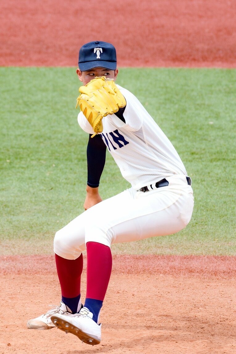 大阪桐蔭の「スーパー1年生」森陽樹　©Asuka Ehara